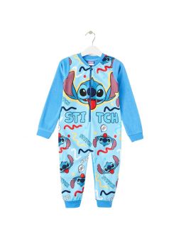 Tuta pigiama in pile Lilo & Stitch