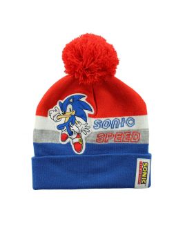 Bonnet avec pompon Sonic