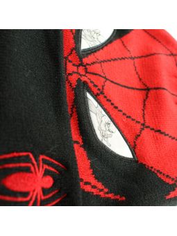 Gorro de Spiderman con pompón.