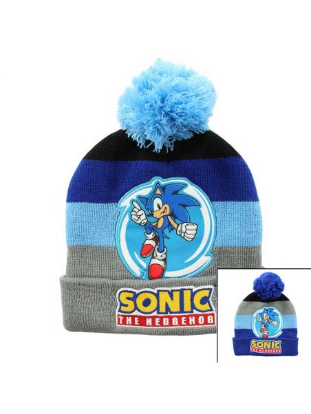 Bonnet avec pompon Sonic