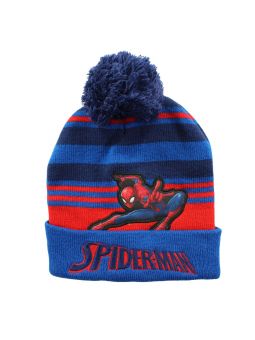 Bonnet avec pompon Spiderman