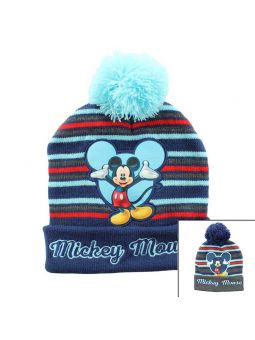 Bonnet avec pompon Mickey