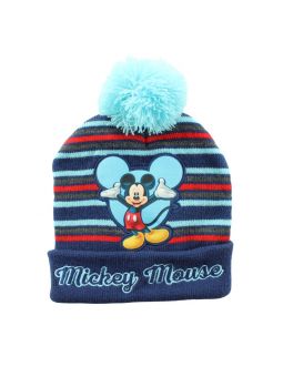 Bonnet avec pompon Mickey