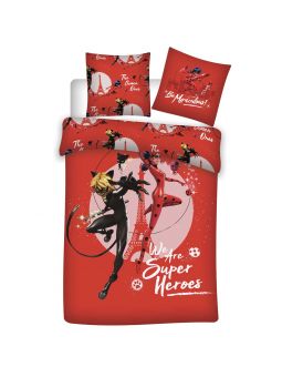 Housse de couette + taie d'oreiller Ladybug