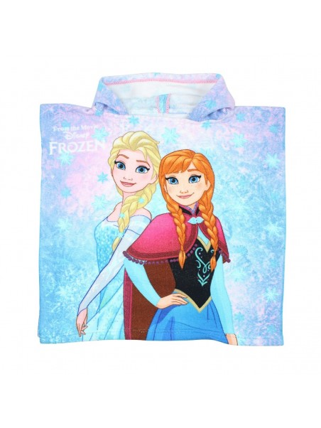 Poncho polyester La Reine des Neiges