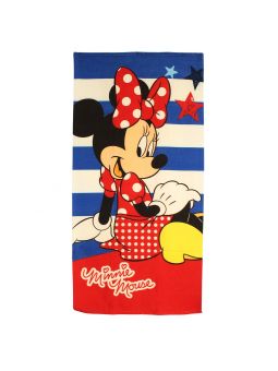 Serviette polyester minnie.