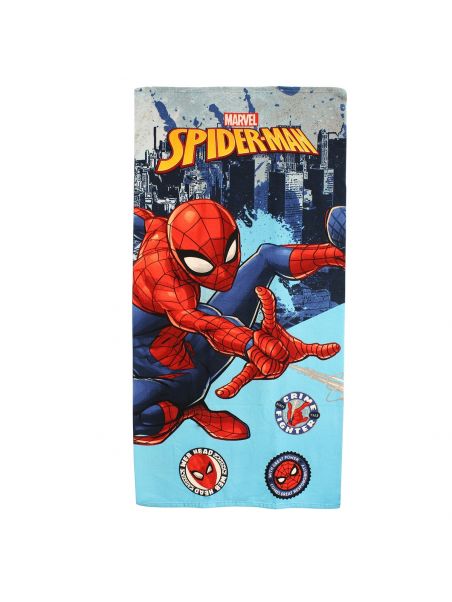 Spiderman towel.