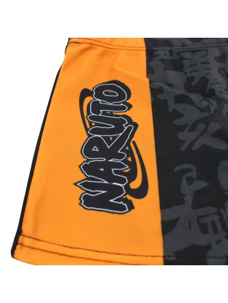 Naruto swim trunks.