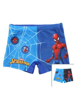 Spiderman swim trunks.