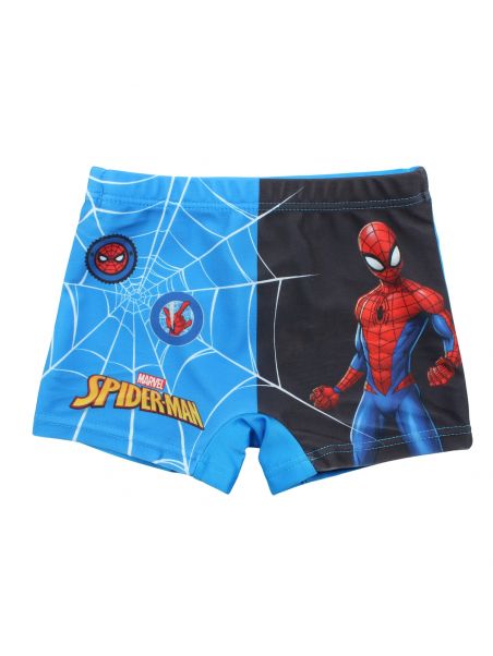 Spiderman swim trunks.