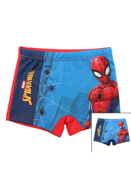 Spiderman swim trunks.