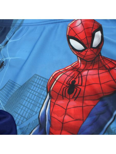 Spiderman swim trunks.