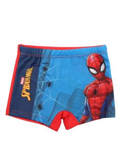 Spiderman swim trunks.