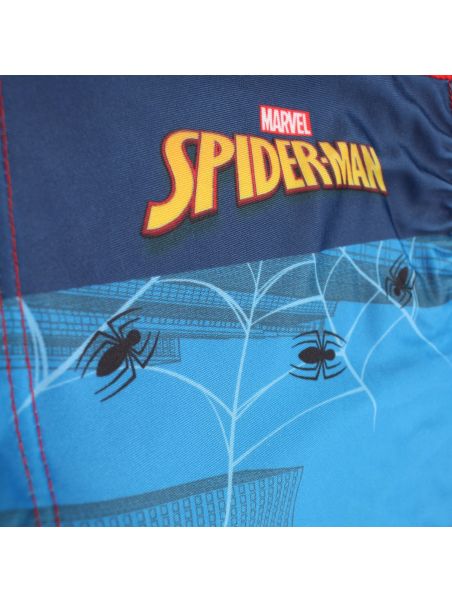 Spiderman swim trunks.