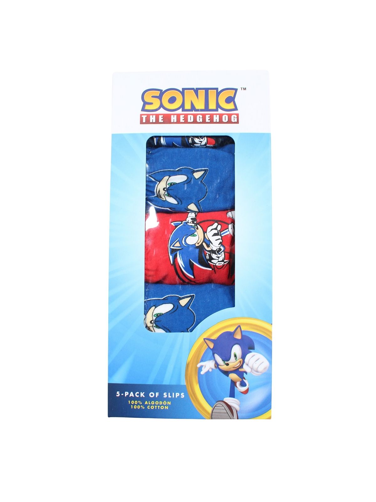 Set van 5 Sonic-slipjes