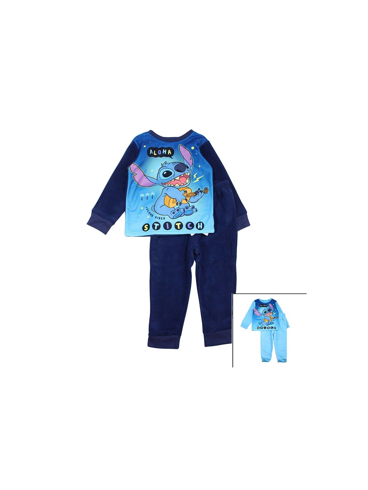 Fleece pyjama van Lilo & Stitch