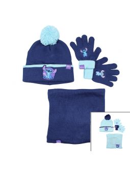 Bonnet gant snood Lilo & Stitch