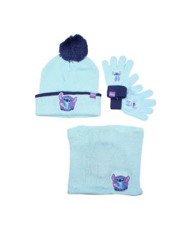 Bonnet gant snood Lilo & Stitch