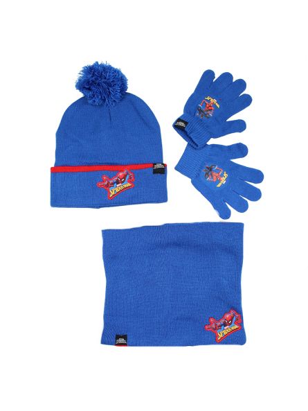 Bonnet gant snood Spiderman