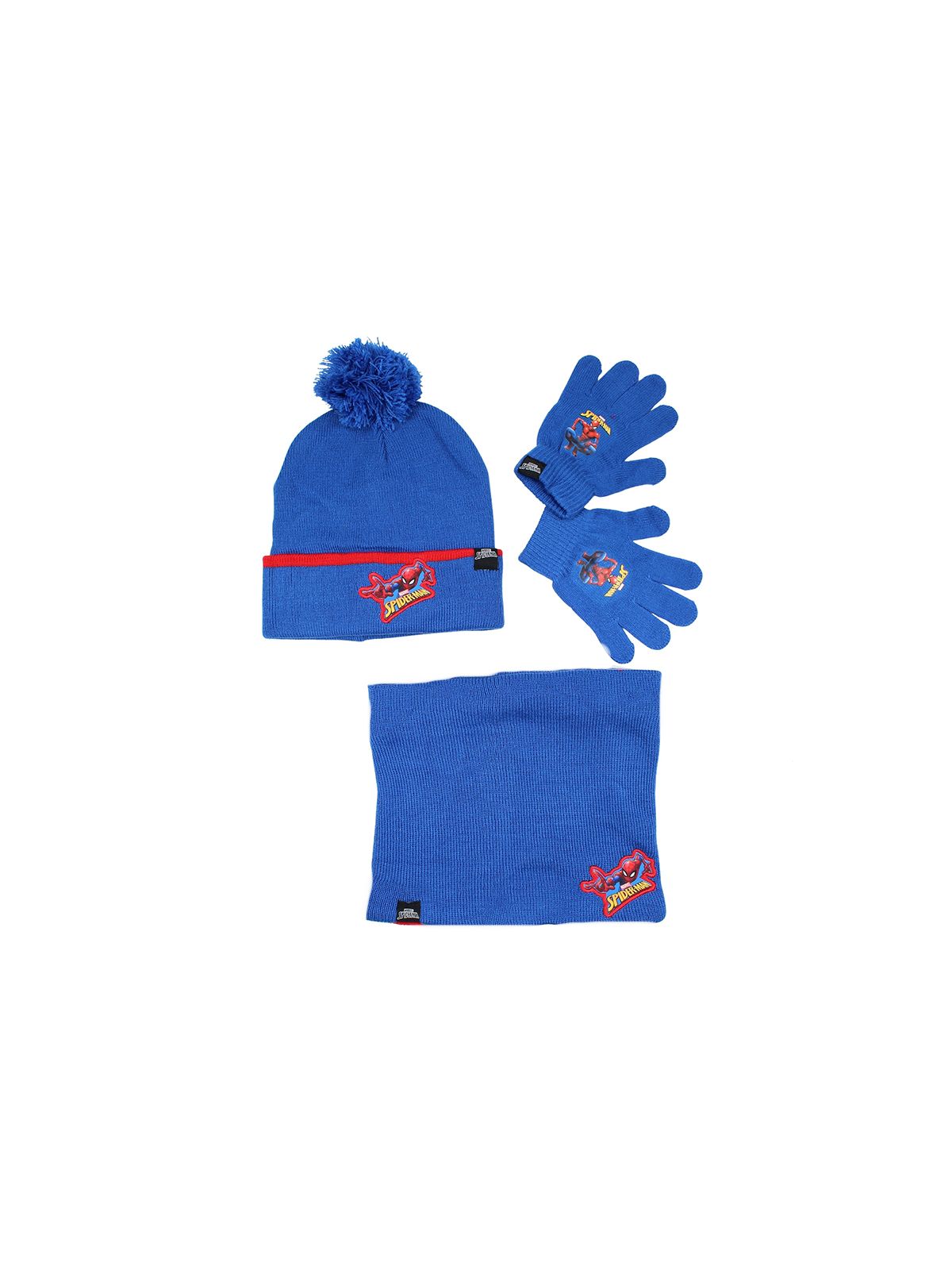 Bonnet gant snood Spiderman