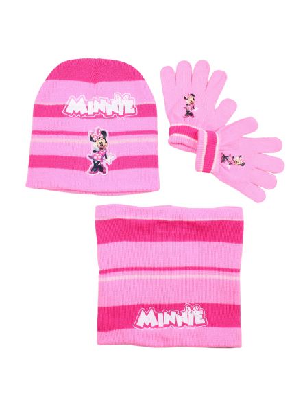 Mütze Handschuhe Schlauchschal Mädchen Minnie