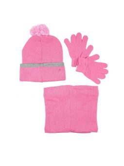 Einhorn-Mädchen-Snood-Handschuhe-Mütze