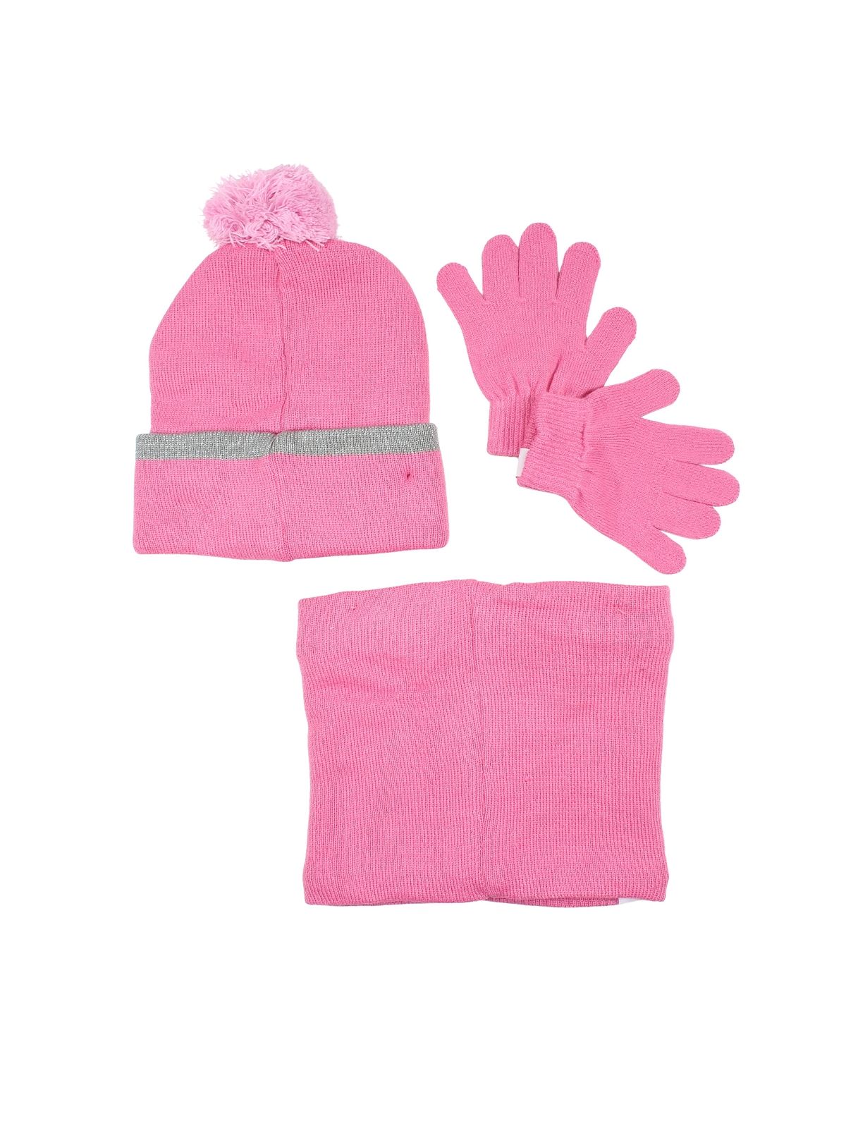 Unicornio Niña Snood Guantes Sombrero