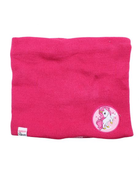 Cappello con guanti Snood per ragazza unicorno