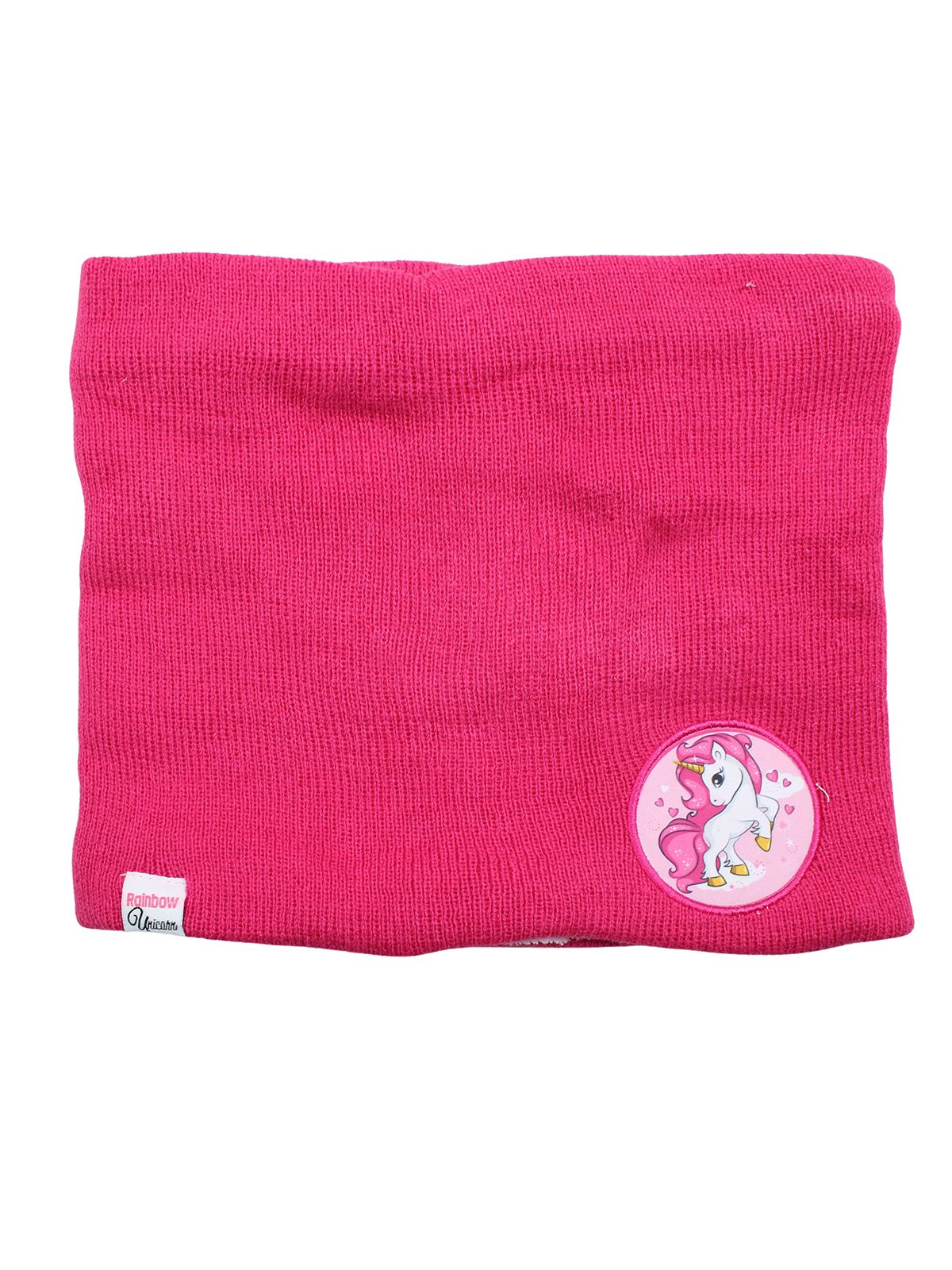 Cappello con guanti Snood per ragazza unicorno