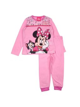 Minnie-Baumwollpyjama für Mädchen