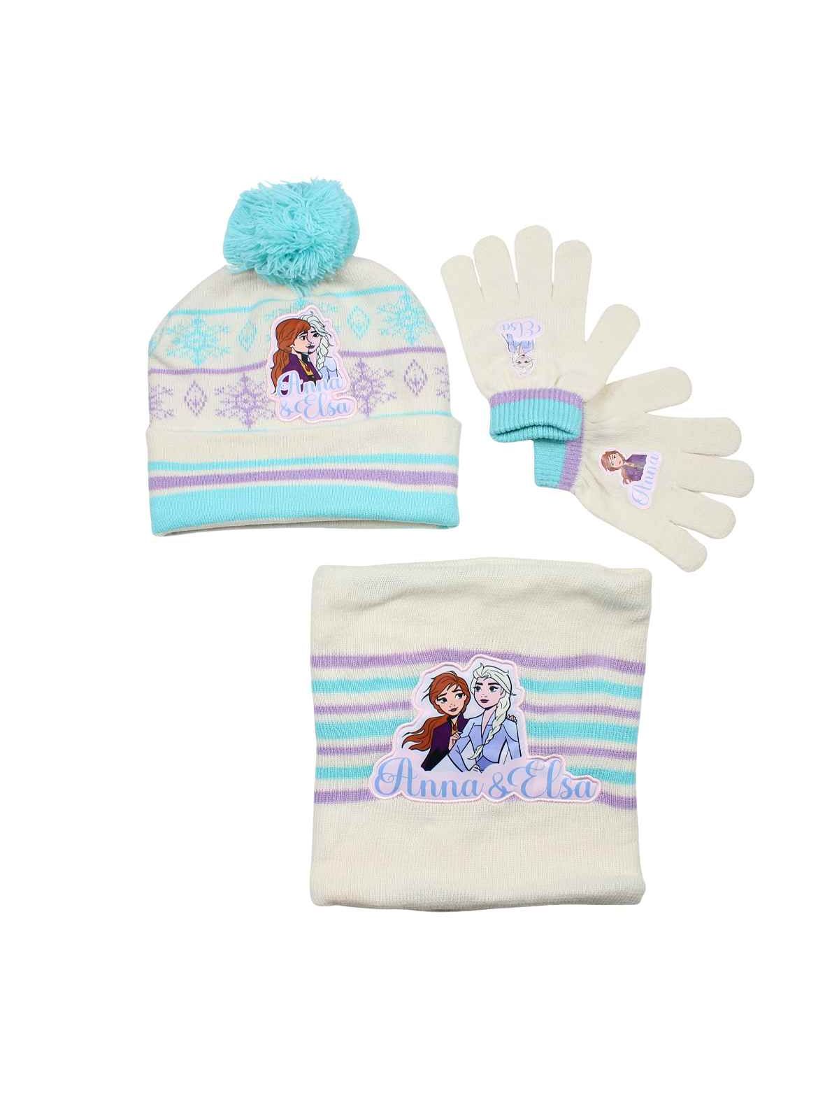 Gorro guantes redecilla frozen