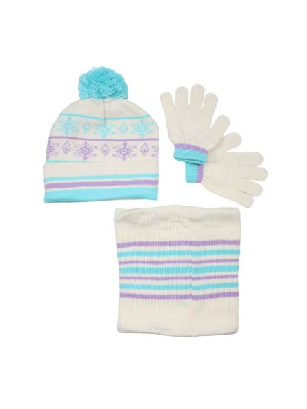 Frozen hat gloves snood