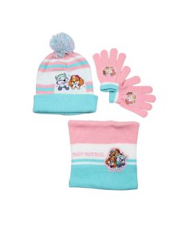 Cappello con guanti snood dei Paw Patrol