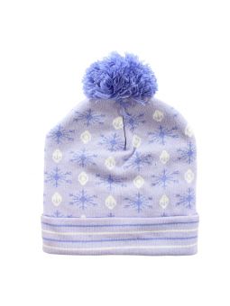 Gorro Frozen con pompón.