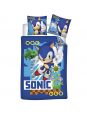 Housse de couette + Taie d'oreiller Sonic 