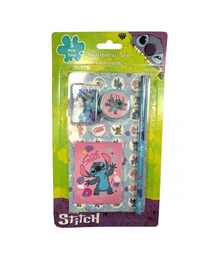 Set de papelería de 5 piezas Lilo & Stitch