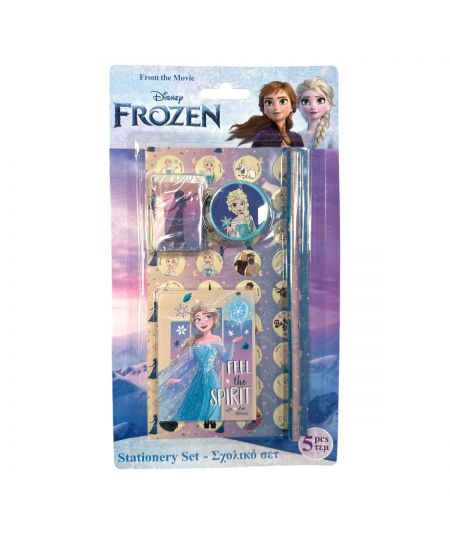 Set de papelería de 5 piezas Frozen