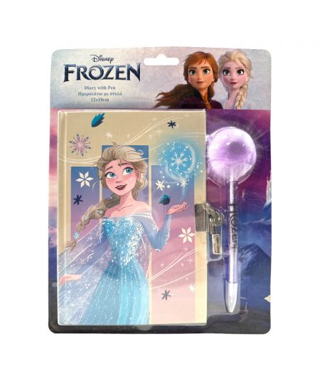 Frozen Secret Diary + Pompom Pen