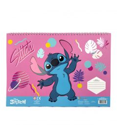 Bloc de dibujo con plantilla Lilo & Stitch