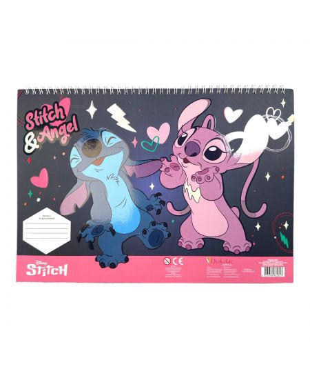 Blocco da disegno con stencil Lilo & Stitch