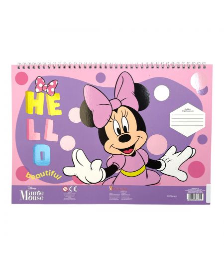 Blocco da disegno con stencil Minnie