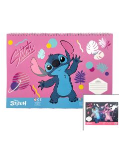 Bloc de dibujo con plantilla Lilo & Stitch