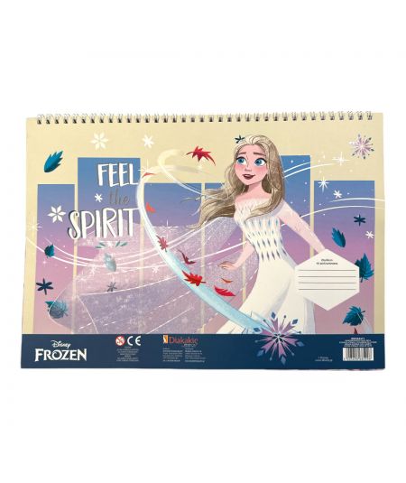 Blocco da disegno con stencil Frozen