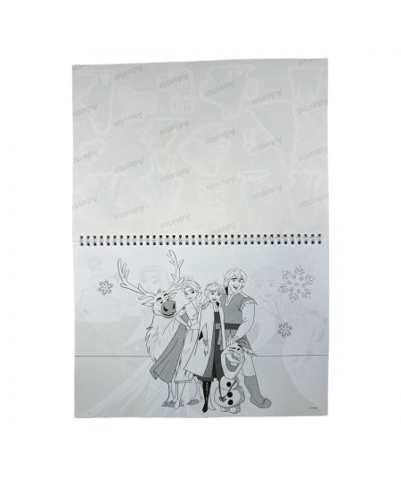 Blocco da disegno con stencil Frozen