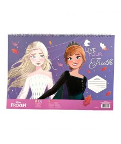 Blocco da disegno con stencil Frozen