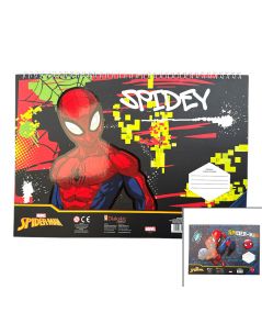 Spiderman drawing pad with stencil