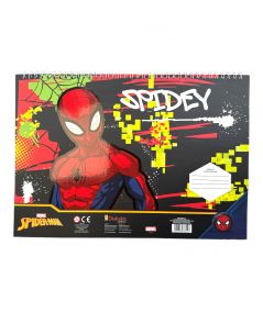 Spiderman drawing pad with stencil