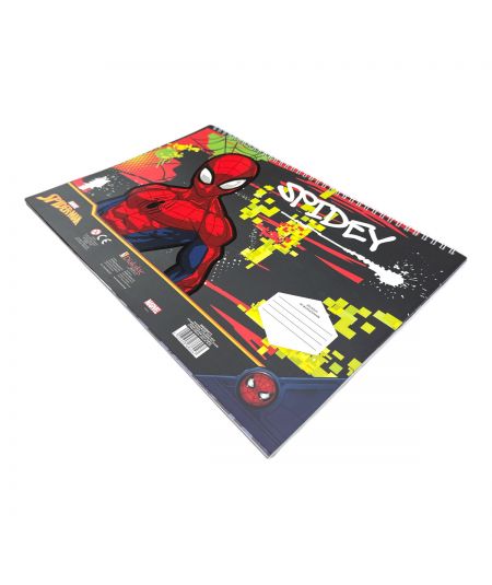 Spiderman drawing pad with stencil