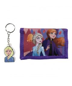 Conjunto de cartera y llavero de Frozen