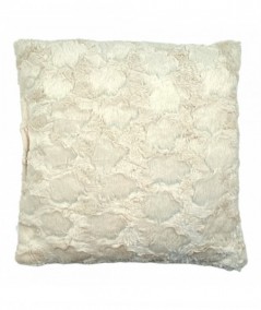 Faux fur cushion with 450g filling 45x45